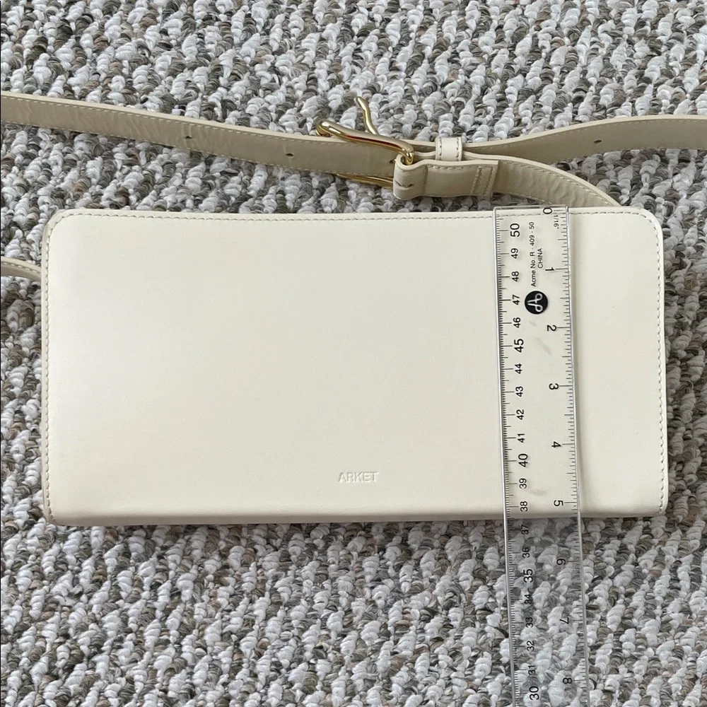 Arket Cream Women's Shoulder Bag - Picture 10 of 14